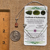 Sunstone & Moldavite Necklace Sterling Silver #6320-Moldavite Life