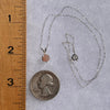 Sunstone Necklace Sterling Silver #6281-Moldavite Life