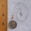 Sunstone Necklace Sterling Silver #6285-Moldavite Life