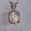 Sunstone Necklace Sterling Silver #6293-Moldavite Life