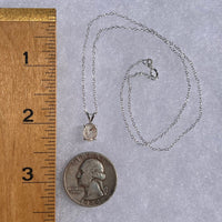 Sunstone Necklace Sterling Silver #6293-Moldavite Life