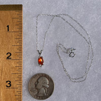 Sunstone Necklace Sterling Silver #6315-Moldavite Life