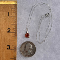 Sunstone Necklace Sterling Silver #6317-Moldavite Life
