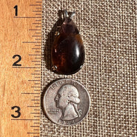 Super 7 Pendant Sterling Silver #8484-Moldavite Life
