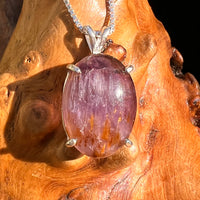 Super 7 Pendant Sterling Silver #8485-Moldavite Life
