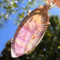 Super 7 Pendant Sterling Silver #8486-Moldavite Life