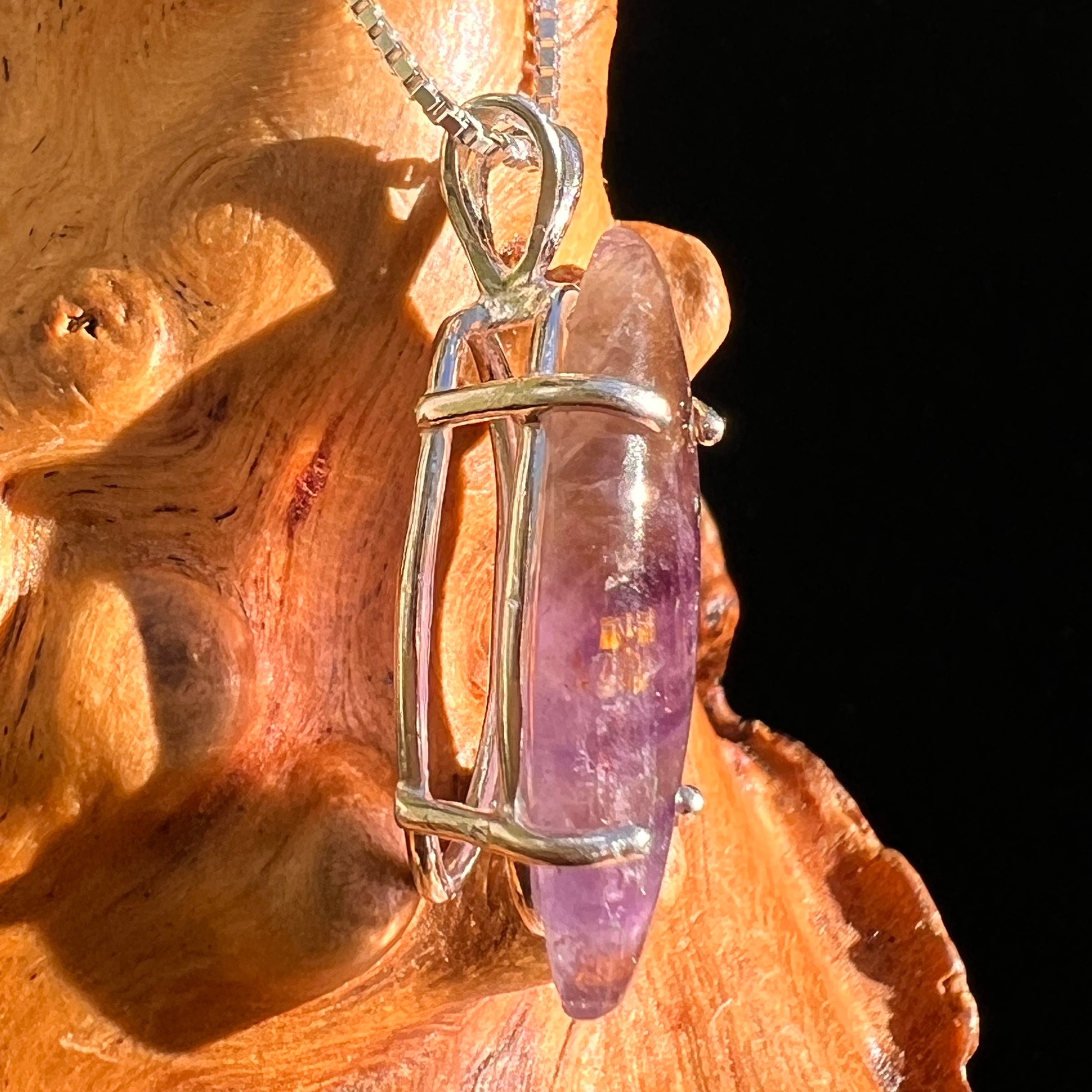 Super 7 Pendant Sterling Silver #8486-Moldavite Life
