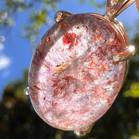 Super 7 Pendant Sterling Silver #8488-Moldavite Life