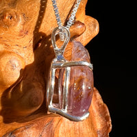 Super 7 Pendant Sterling Silver #8489-Moldavite Life