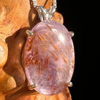 Super 7 Pendant Sterling Silver #8490-Moldavite Life