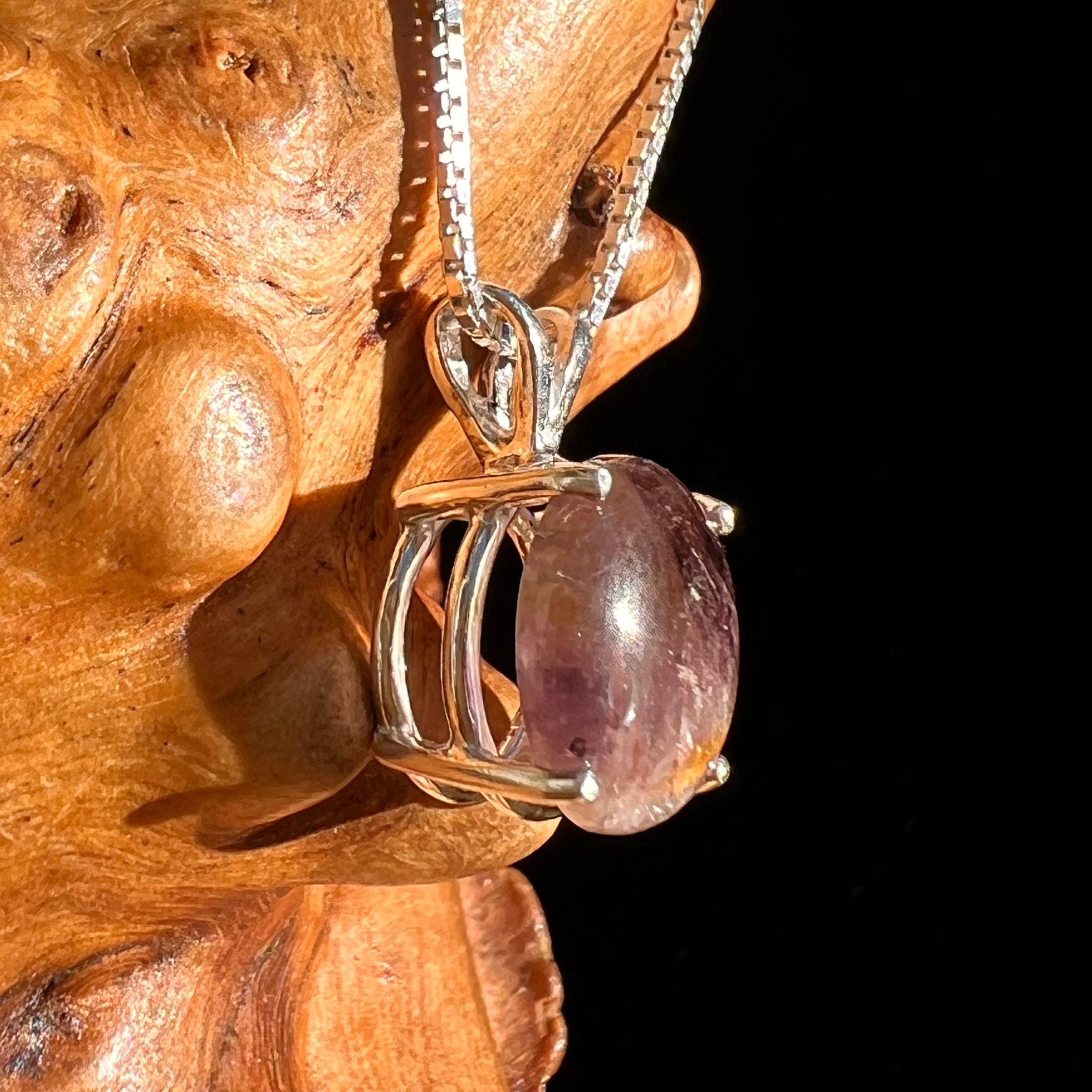 Super 7 Pendant Sterling Silver #8491-Moldavite Life