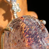 Super Seven Crystal & Moldavite Necklace Sterling #2290-Moldavite Life