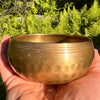 Tibetan Singing Bowl Moldavite, Phenacite, & Herkimer #67-Moldavite Life