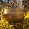 Tibetan Singing Bowl with Herkimer #7-Moldavite Life