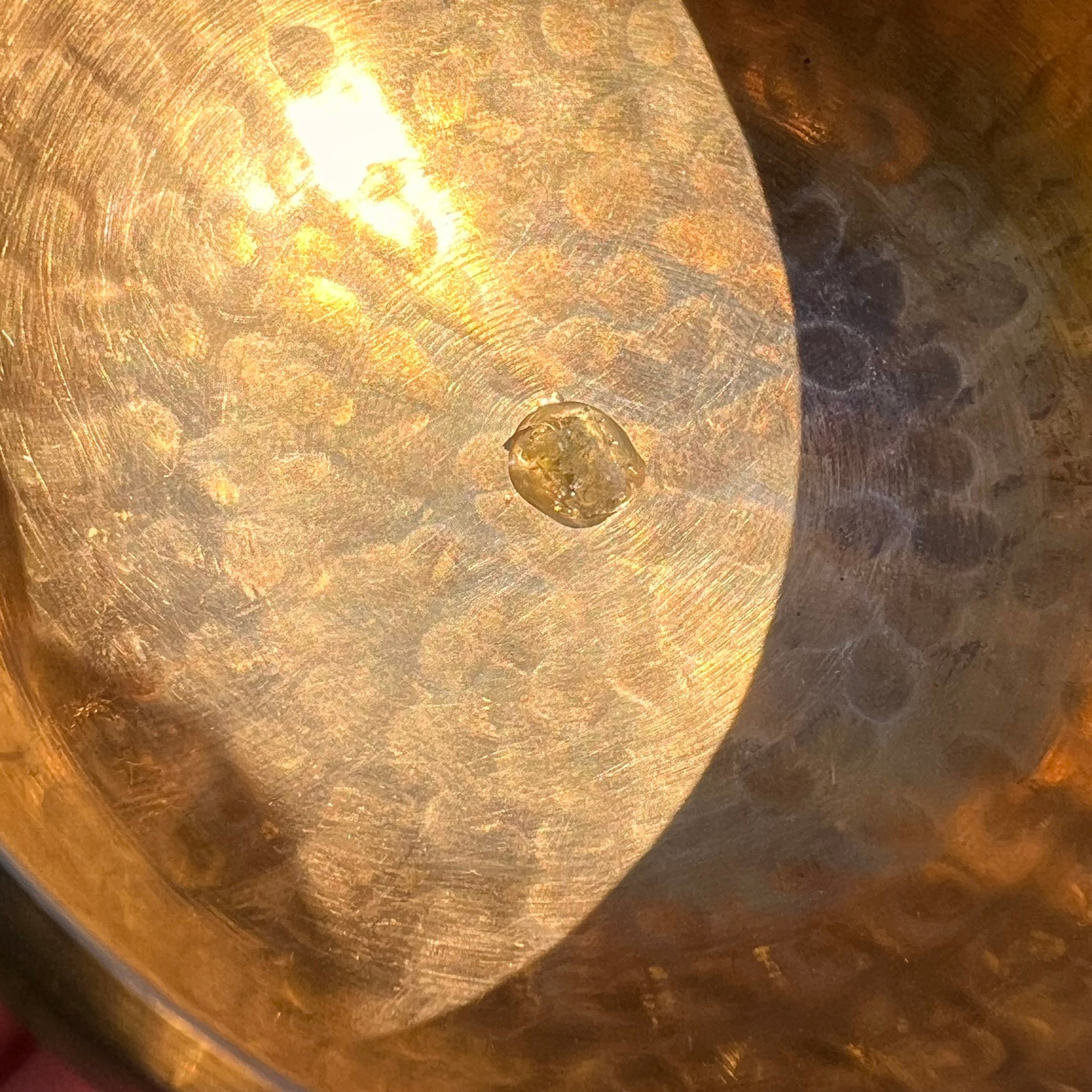 Tibetan Singing Bowl with Moldavite #63-Moldavite Life