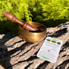 Tibetan Singing Bowl with Moldavite #64-Moldavite Life