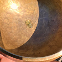 Tibetan Singing Bowl with Moldavite #70-Moldavite Life
