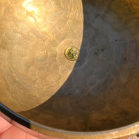 Tibetan Singing Bowl with Moldavite #75-Moldavite Life