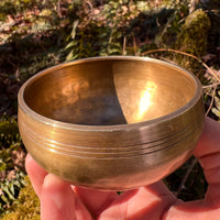 Tibetan Singing Bowl with Petalite #1-Moldavite Life