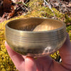 Tibetan Singing Bowl with Phenacite #10-Moldavite Life