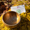 Tibetan Singing Bowl with Phenacite #11-Moldavite Life