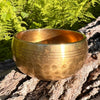 Tibetan Singing Bowl with Phenakite #51-Moldavite Life