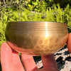 Tibetan Singing Bowl with Phenakite #52-Moldavite Life