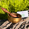 Tibetan Singing Bowl with Phenakite #53-Moldavite Life