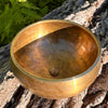 Tibetan Singing Bowl with Phenakite #59-Moldavite Life