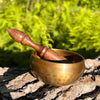 Tibetan Singing Bowl with Phenakite #61-Moldavite Life