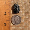 Tibetan Tektite Sterling Pendant #7536-Moldavite Life