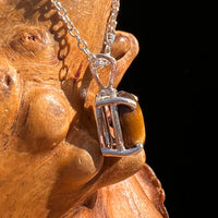Tiger Eye Necklace Sterling Silver #7756-Moldavite Life