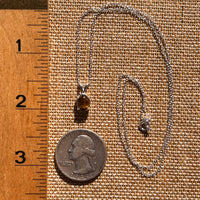 Tiger Eye Necklace Sterling Silver #7761-Moldavite Life