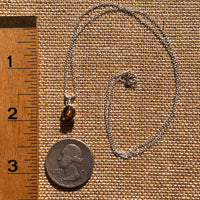 Tiger Eye Necklace Sterling Silver #7762-Moldavite Life