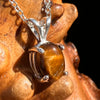Tiger Eye Necklace Sterling Silver #7764-Moldavite Life