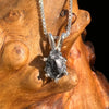 Tiglit Meteorite "Messenger of the Gods" Necklace Sterling #6782-Moldavite Life