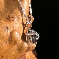 Tiglit Meteorite "Messenger of the Gods" Necklace Sterling #6783-Moldavite Life