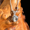 Tiglit Meteorite "Messenger of the Gods" Necklace Sterling #6783-Moldavite Life