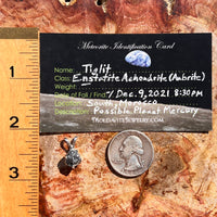 Tiglit Meteorite "Messenger of the Gods" Pendant Sterling #6784-Moldavite Life