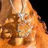 Yellow Apatite Pendant Sterling Silver #5952-Moldavite Life