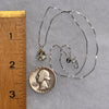 Yellow Danburite Pendant Necklace Sterling Silver #5259-Moldavite Life