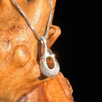 Yellow Danburite Pendant Necklace Sterling Silver #5260-Moldavite Life