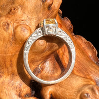 Yellow Danburite Ring Sterling Silver #5262-Moldavite Life