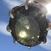 4.2 Ct. Moldavite Gem Pendant Sterling Silver #7866