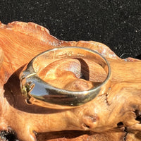 14K Gold Moldavite Ring Faceted-Moldavite Life