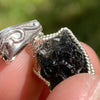 Moldavite Phenacite Herkimer Diamond Silver Wire Wrapped Pendant Raw Natural