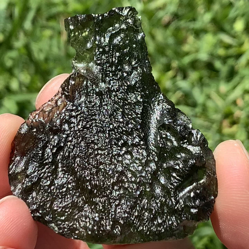 Large Moldavite Genuine Certified Czech Republic 23.3 grams