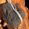 Agni Mani Wire Wrapped Pendant Sterling #3773-Moldavite Life