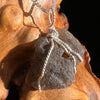 Agni Mani Wire Wrapped Pendant Sterling #3780-Moldavite Life