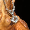 Aquamarine Necklace Sterling SIlver Faceted #1803-Moldavite Life